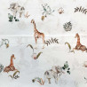Printed Cotton ZARAFA Off-White / Forest Multicolored